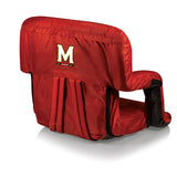 Maryland Terrapins Ventura Portable Reclining Stadium Seat - Red