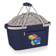 Kansas Jayhawks Metro Basket Collapsible Cooler Tote - Blue