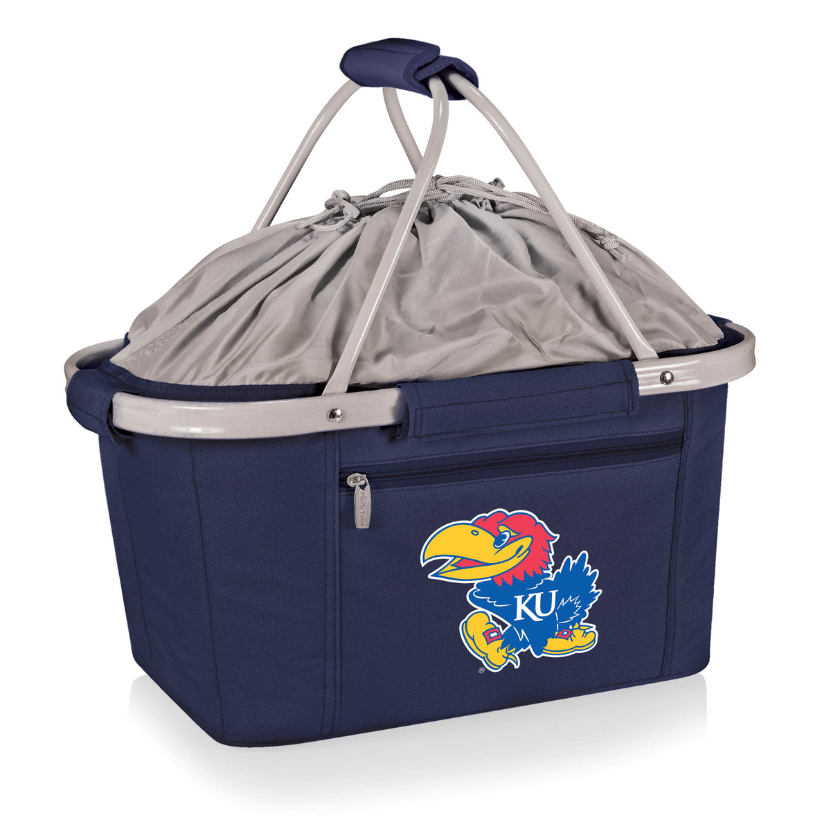 Kansas Jayhawks Metro Basket Collapsible Cooler Tote - Blue