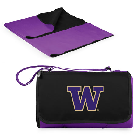 Washington Huskies Outdoor Picnic Blanket and Tote