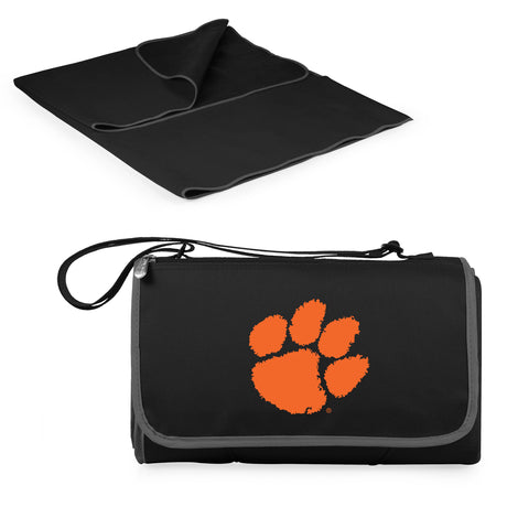 Clemson Tigers Outdoor Picnic Blanket and Tote - Black
