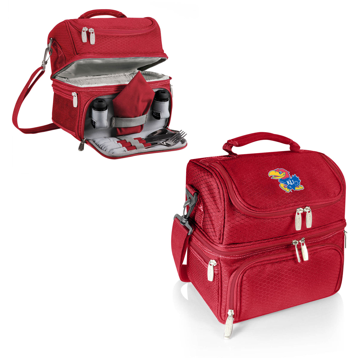 Kansas Jayhawks Pranzo Lunch Cooler Bag - Red