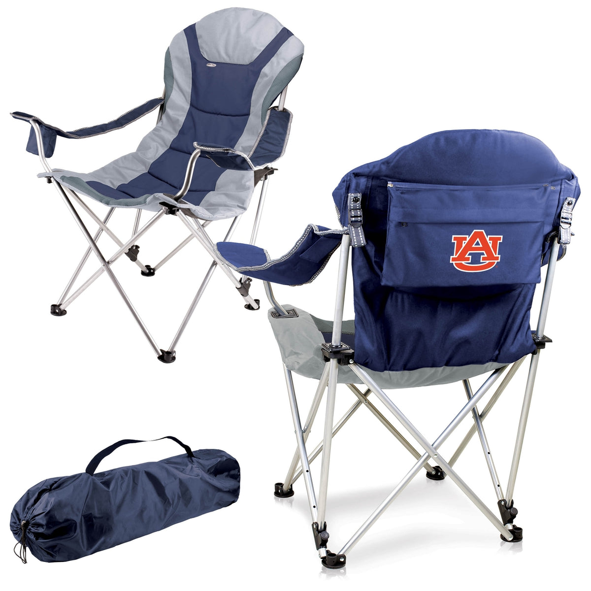Auburn Tigers Reclining Camp Chair