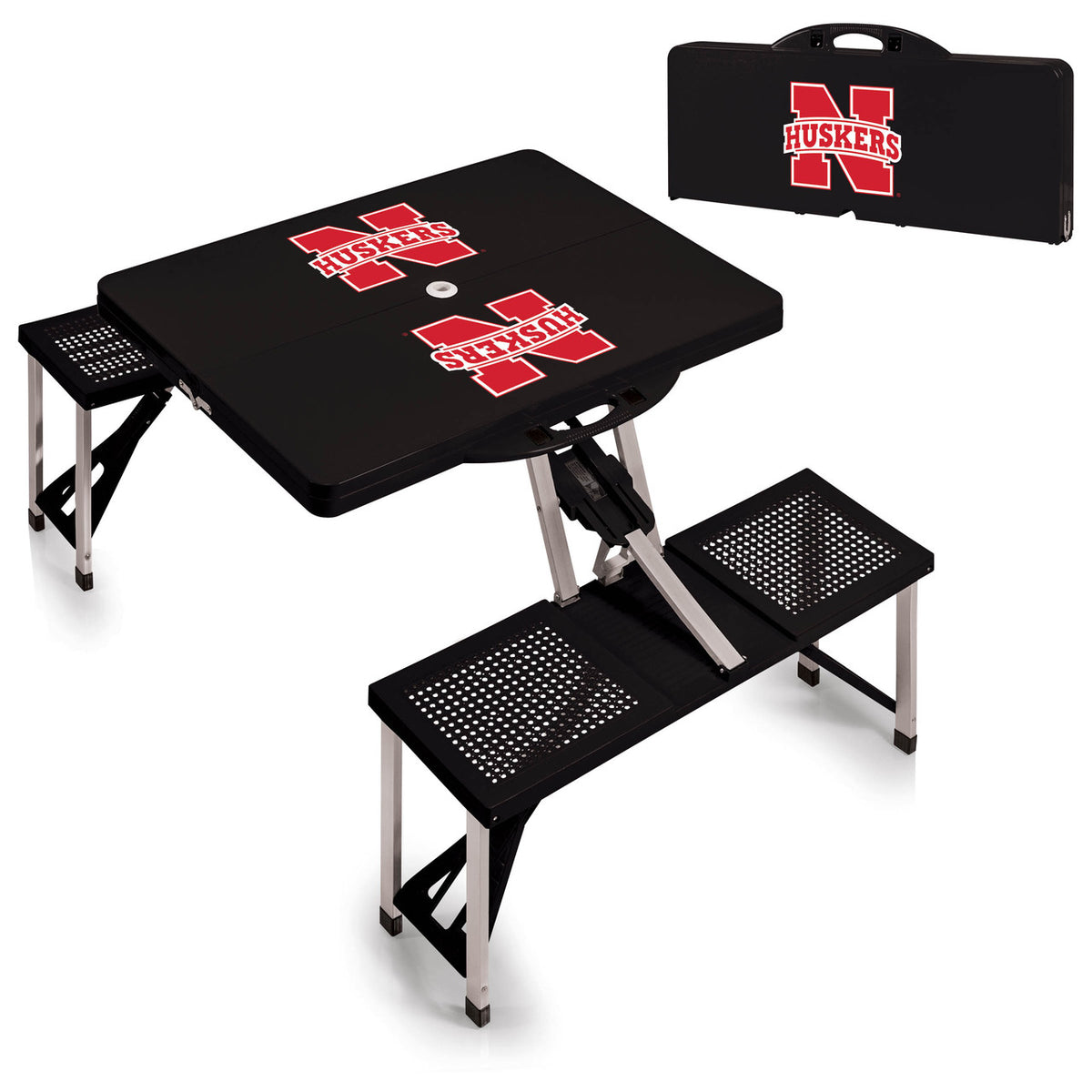 Nebraska Huskers Folding Picnic Table