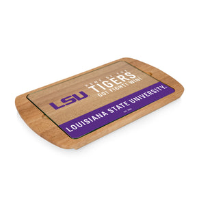 LSU Tigers Billboard Glass Top Serving Tray