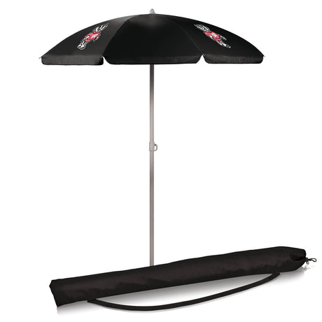 Wisconsin Badgers Beach Umbrella