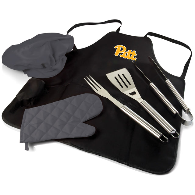 Pittsburgh Panthers BBQ Apron Tote Pro Grill Set
