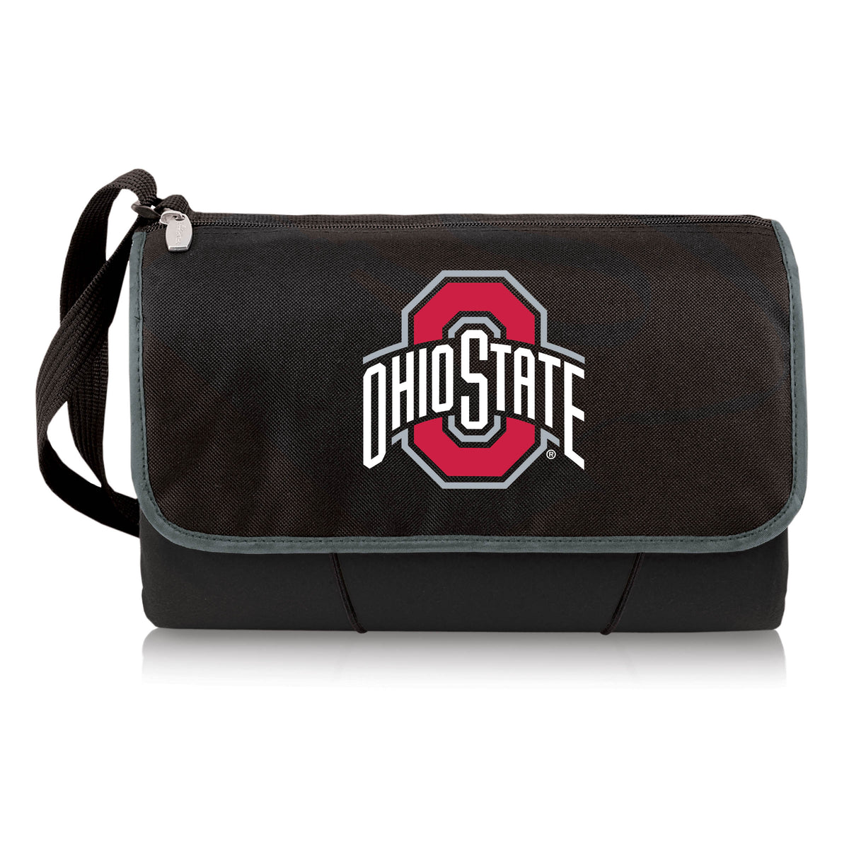 Ohio State Buckeyes Outdoor Picnic Blanket and Tote - Black