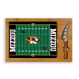 Missouri Tigers Icon Glass Top Cutting Board & Knife Set