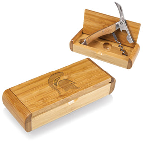 MSU Spartans Bamboo Corkscrew