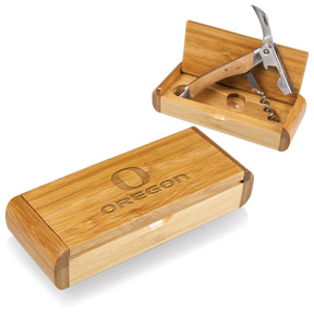 Oregon Ducks Bamboo Corkscrew