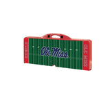 Mississippi Rebels Picnic Table Portable Folding Table with Seats