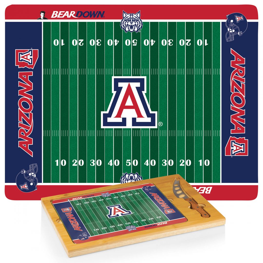 Arizona Wildcats Football Icon Cheese Tray