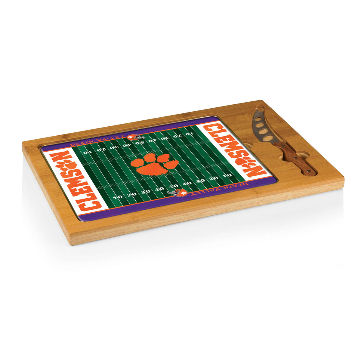 Clemson Tigers Icon Cheese Tray
