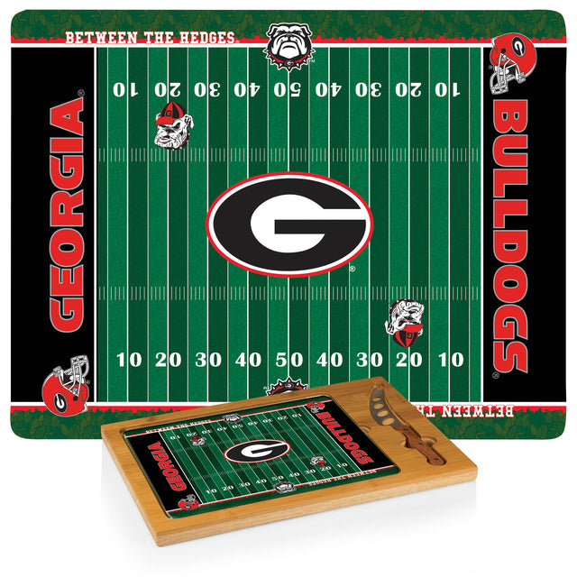 Georgia Bulldogs Icon Cheese Tray