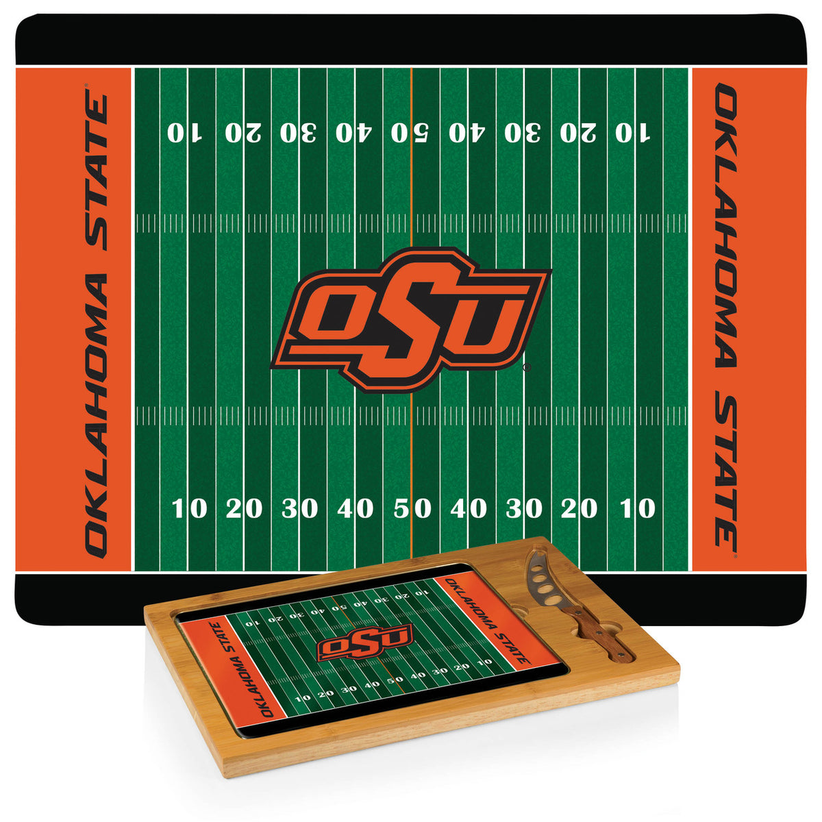 Oklahoma State Cowboys Icon Cheese Tray