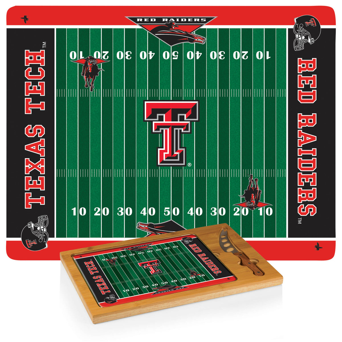 Texas Tech Red Raiders Icon Cheese Tray