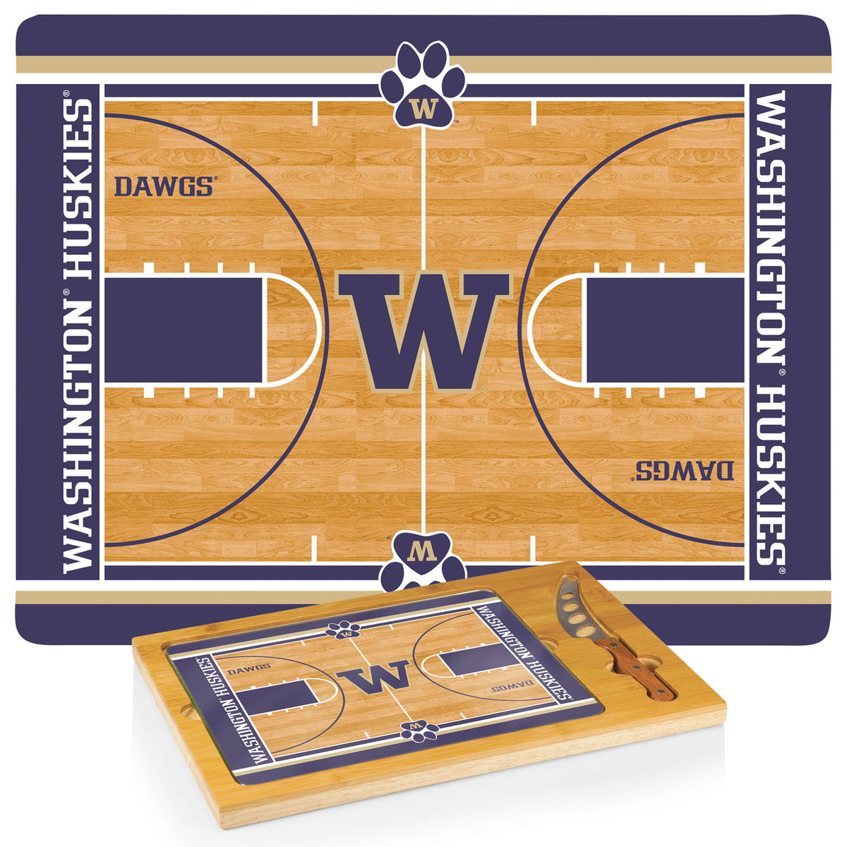 Washington Huskies Icon Cheese Tray
