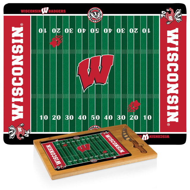 Wisconsin Badgers Icon Cheese Tray