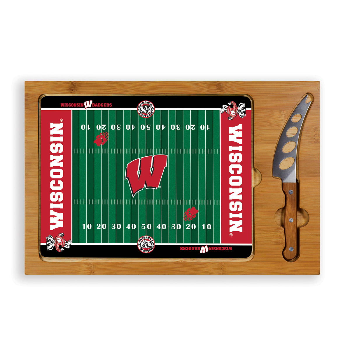 Wisconsin Badgers Icon Cheese Tray