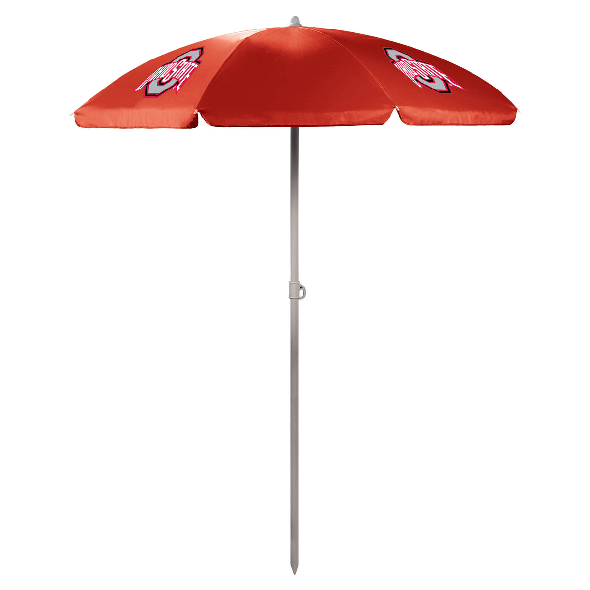 Ohio State Buckeyes 5.5 Ft. Portable Beach Umbrella - Red