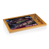 Texas A&M Aggies Icon Glass Top Cutting Board & Knife Set