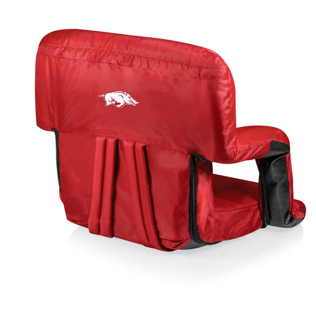 Arkansas Razorbacks Ventura Portable Reclining Stadium Seat - Red