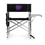 Kansas State Wildcats Sports Chair - Black