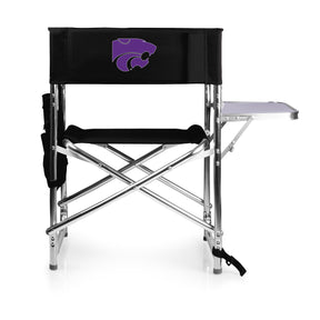 Kansas State Wildcats Sports Chair - Black