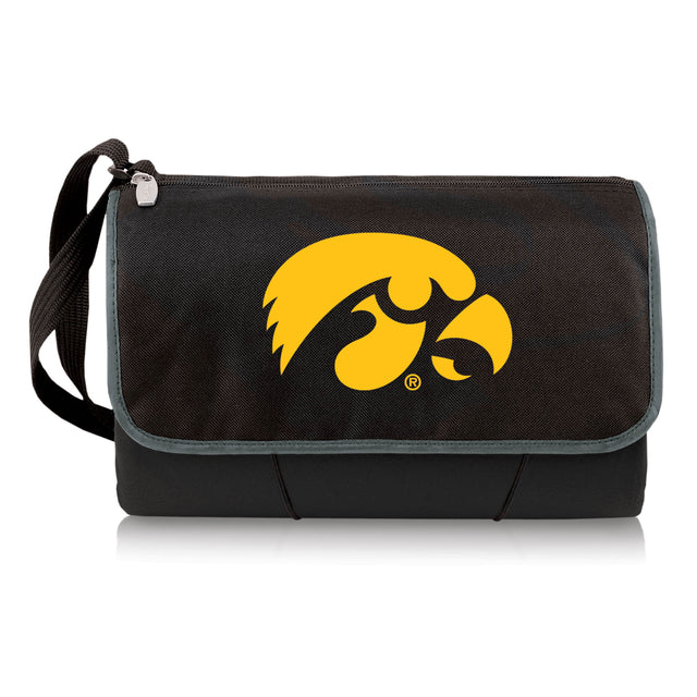 Iowa Hawkeyes Outdoor Picnic Blanket and Tote - Black