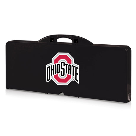 Ohio State Buckeyes Picnic Table Portable Folding Table with Seats