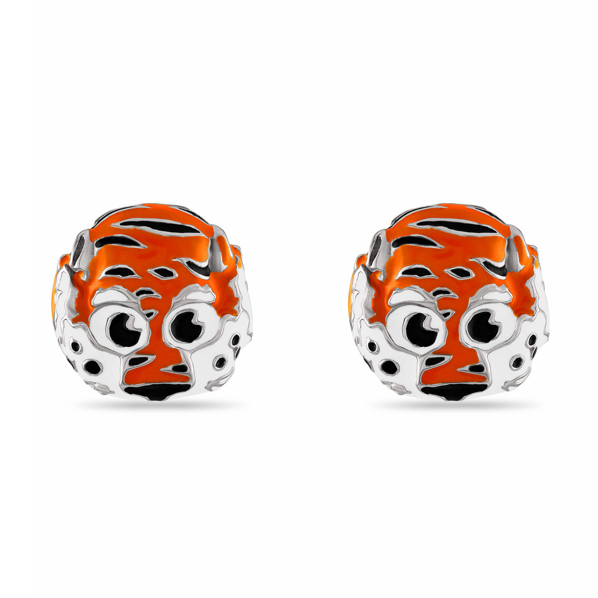 Auburn Tigers Mascot Stud Earrings