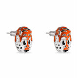 Auburn Tigers Mascot Stud Earrings