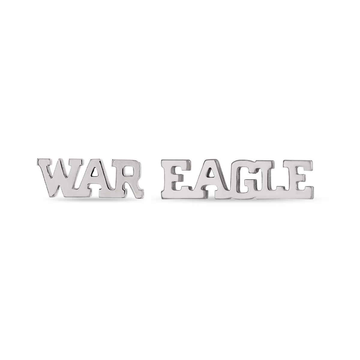 Auburn Tigers 'WAR EAGLE' Stud Earrings