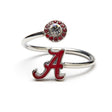 Alabama Crimson Tide Stainless Steel Adjustable Ring
