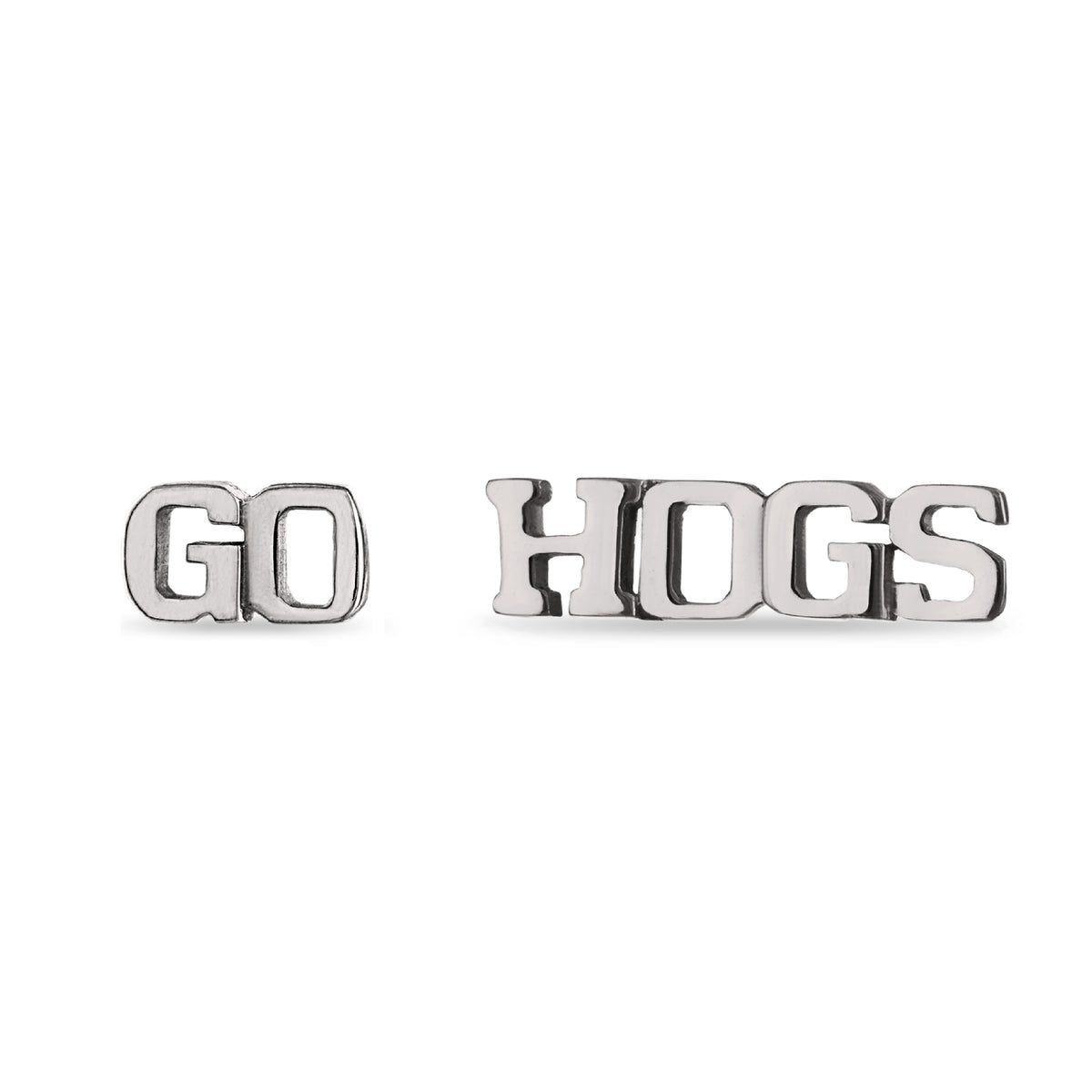 Arkansas Razorbacks 'GO HOGS' Stud Earrings