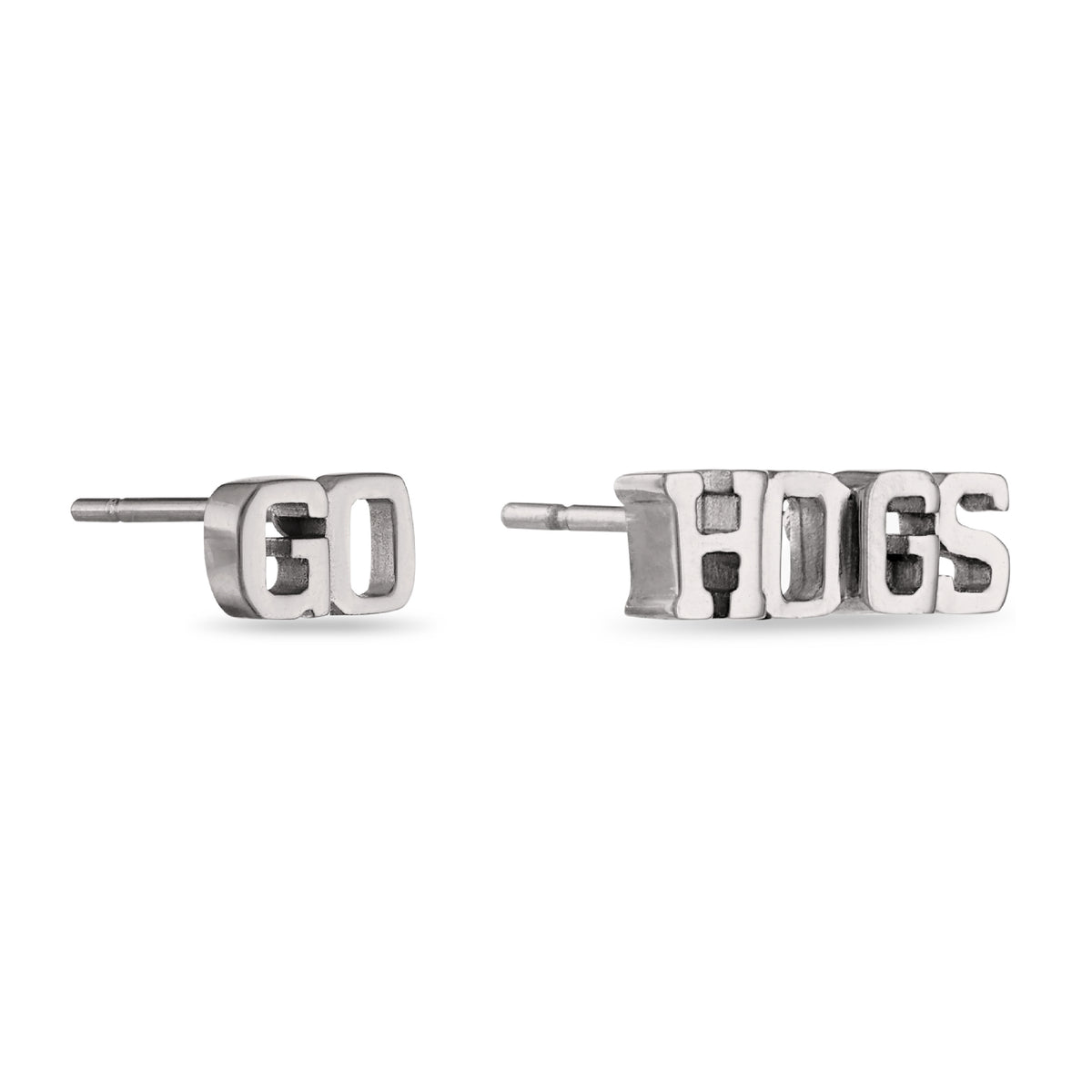 Arkansas Razorbacks 'GO HOGS' Stud Earrings
