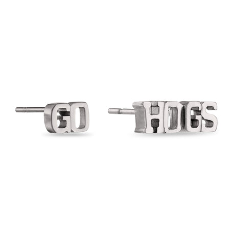 Arkansas Razorbacks 'GO HOGS' Stud Earrings