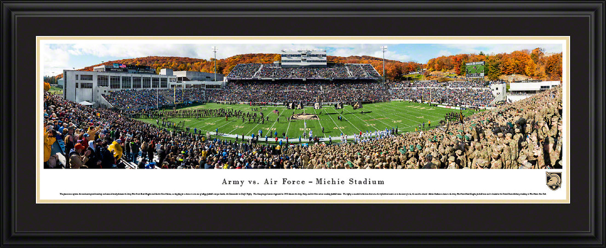 Army vs Air Force Football - Deluxe Frame with Double Mat