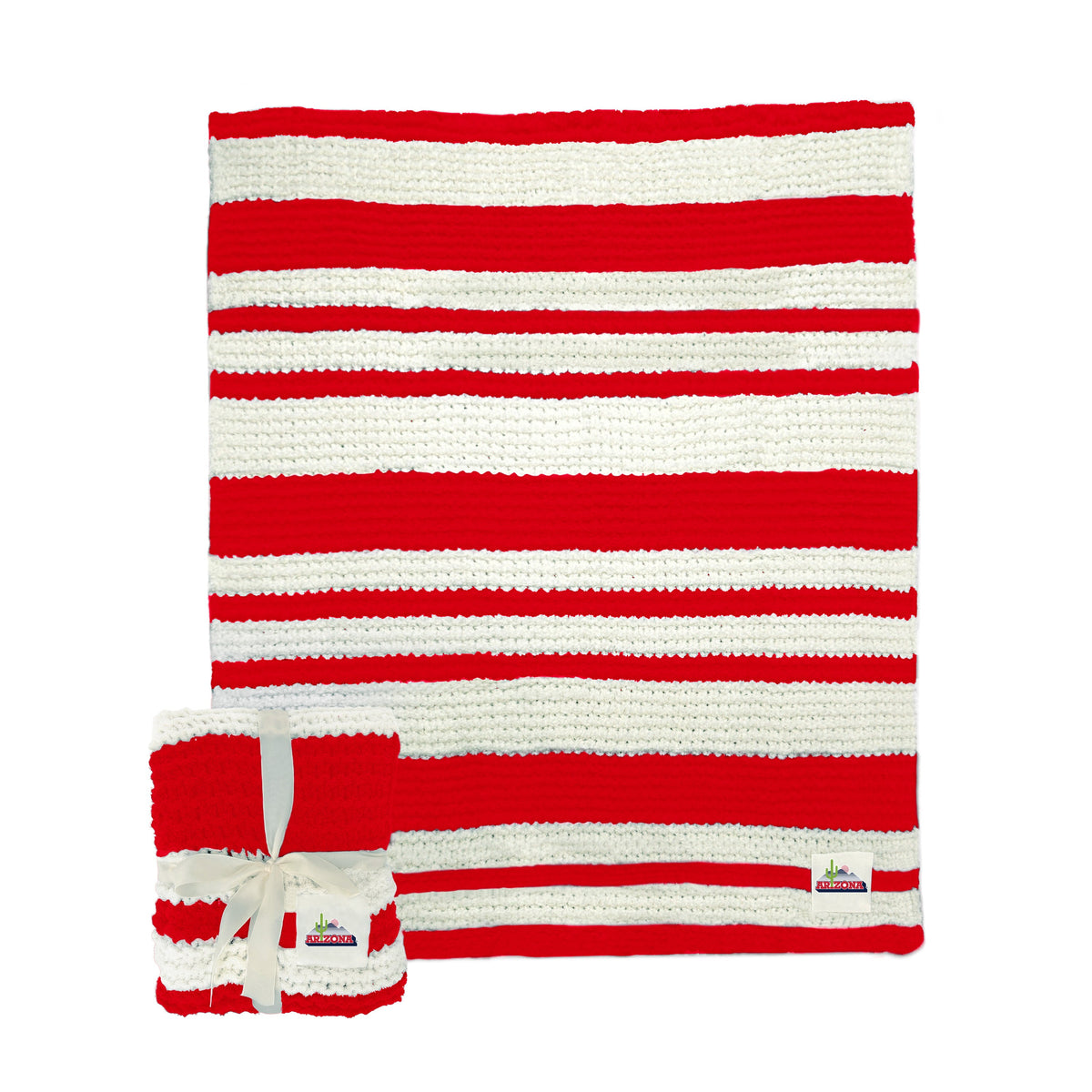 Arizona Vintage Cactus Cable Knit Throw 50x60