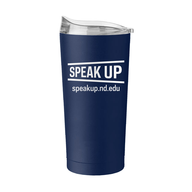 Speak Up - Notre Dame 20oz Powder Coat Tumbler