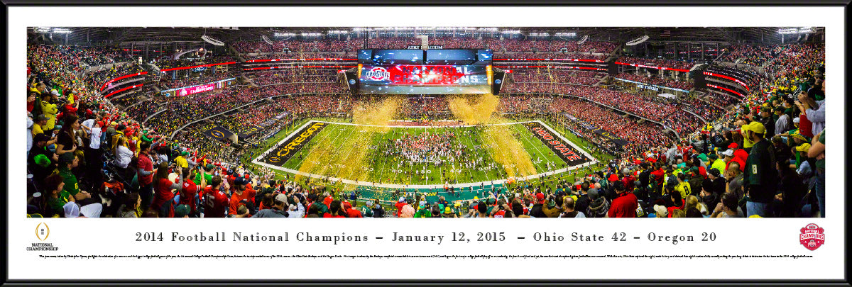 2014 College Football Champions - Ohio State - Standard Frame
