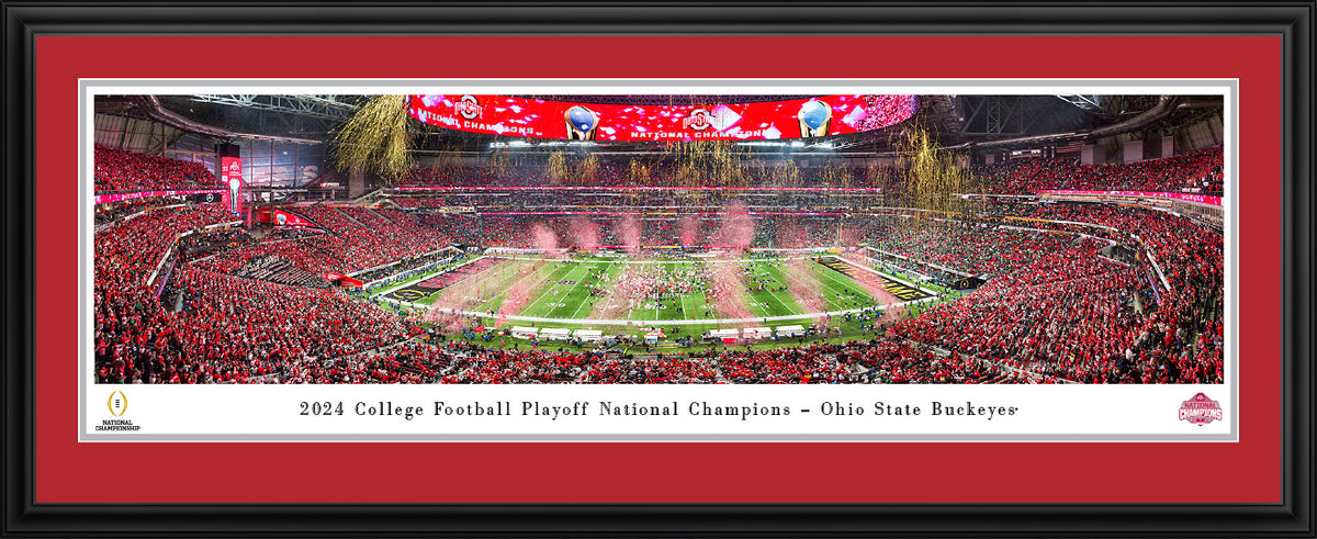 2024 CFP Champions, Ohio State - Deluxe Frame