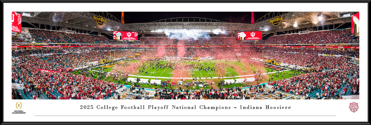 2025 CFP Champions, Indiana Hoosiers - Standard Frame
