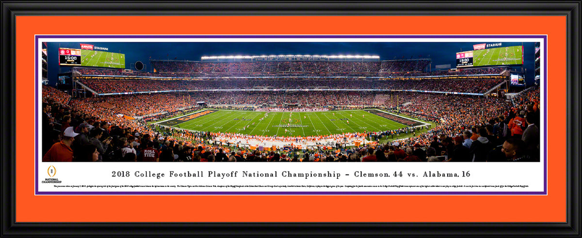 2018 College Football National Championship Game - Deluxe Frame with Double Mat with CU Mat