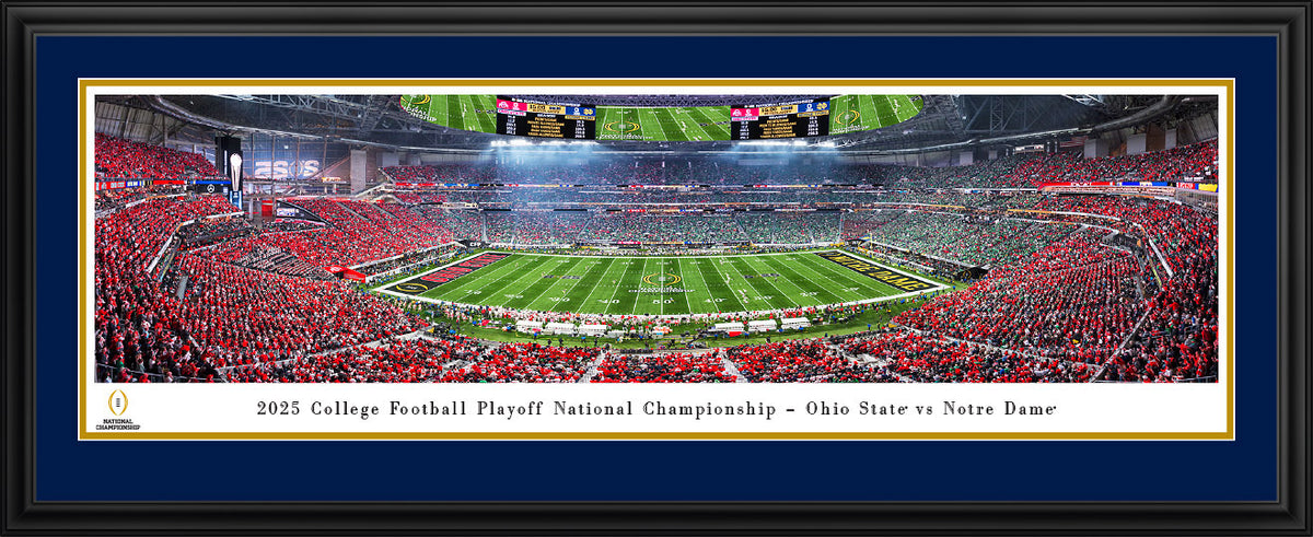 2025 CFP Championship Game, Ohio State vs Notre Dame - Notre Dame Deluxe Frame