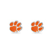 Clemson Tigers Paw Stud Earrings