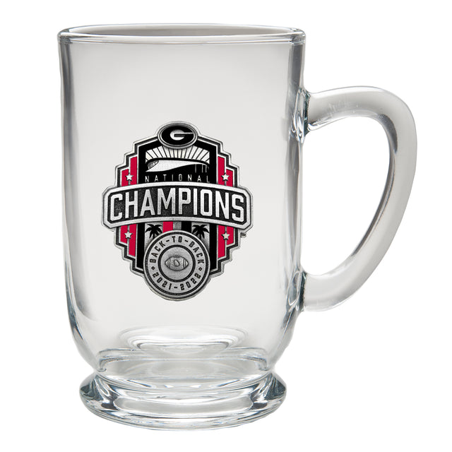 Georgia Bulldogs 2022 National Champions Coffee Mug -clear