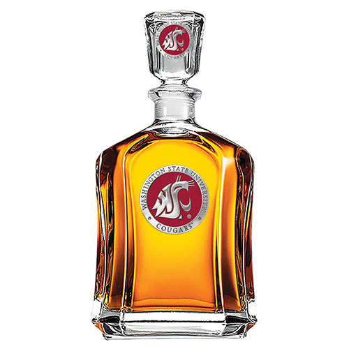Washington State Cougars Capitol Decanter