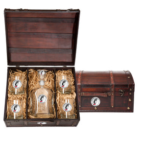 Cincinnati Bearcats Capitol Decanter Chest Set